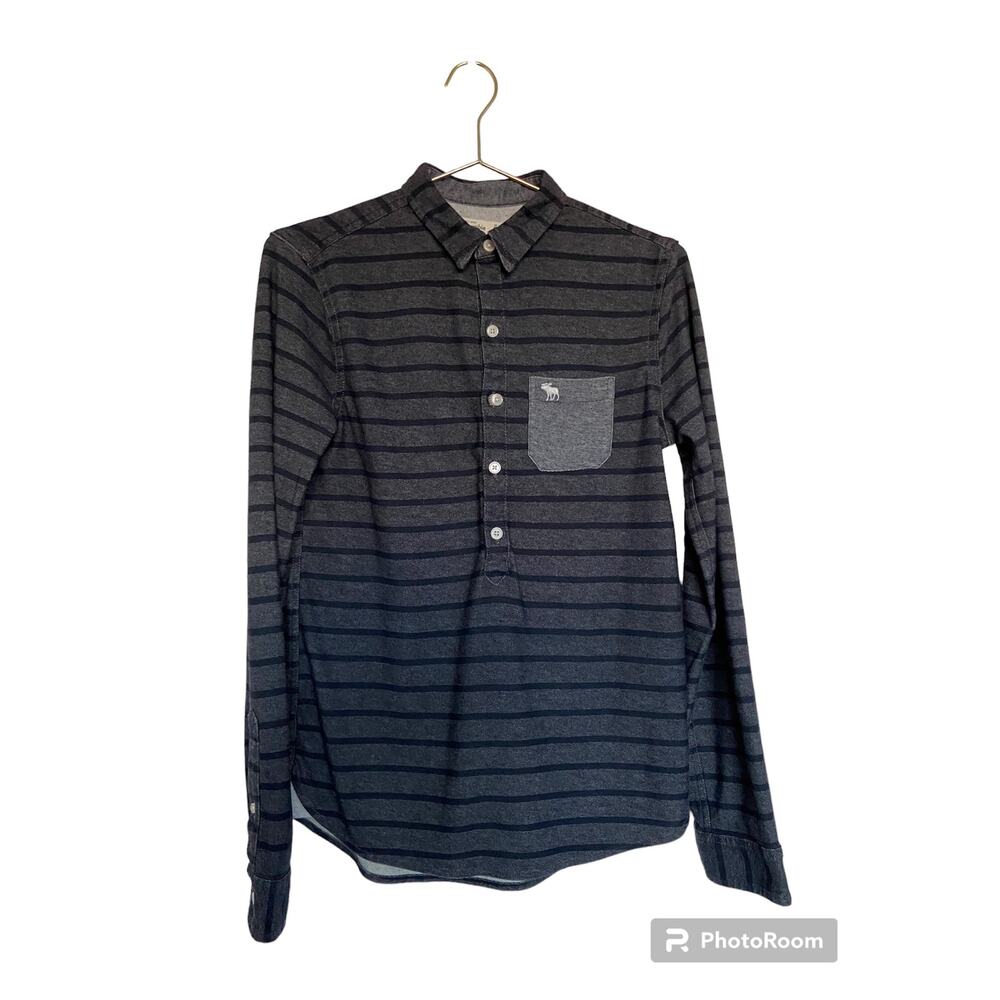 Abercrombie Kids Shirt Quarter Button Up‎ Boys 15/16*